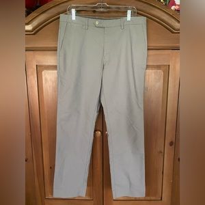 36W x 30L Crosby & Howard grey cotton chino slacks